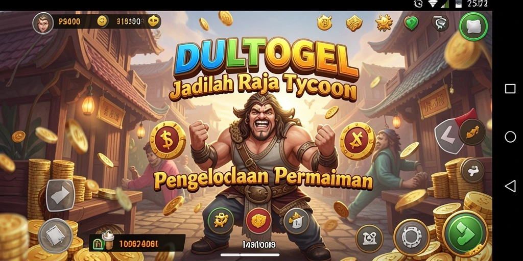 Tampilan gameplay DULTOGEL yang menarik dan interaktif.