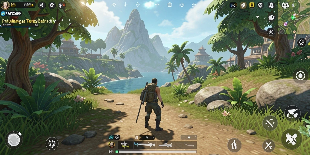 Gameplay seru di dunia terbuka FATCAI99 yang memukau.