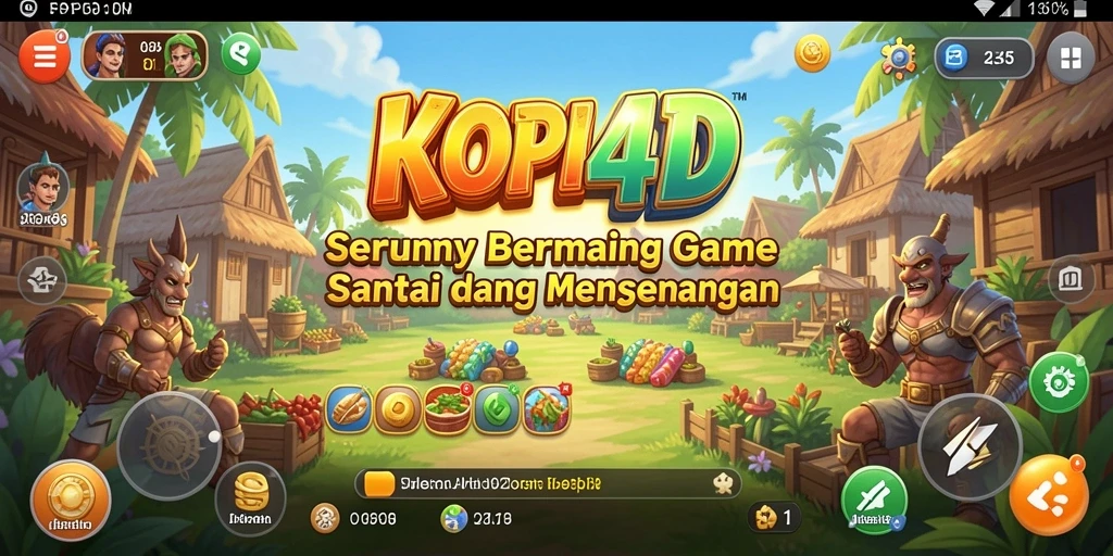 Screenshot gameplay KOPI4D yang menampilkan keseruan bermain.