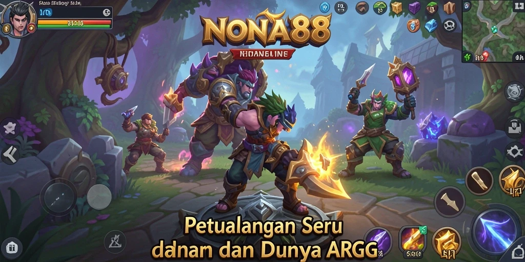Gameplay NONA88 yang menampilkan pertarungan epik dan eksplorasi dunia.