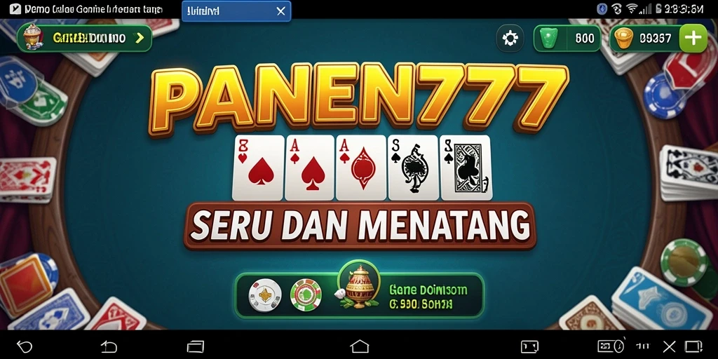 Tampilan gameplay seru dalam PANEN77 dengan aksi Domino yang menegangkan.