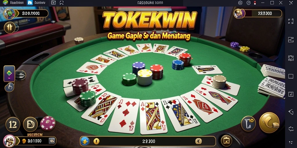 Tampilah seru dan kompetitif bermain Gaple di TOKEKWIN.